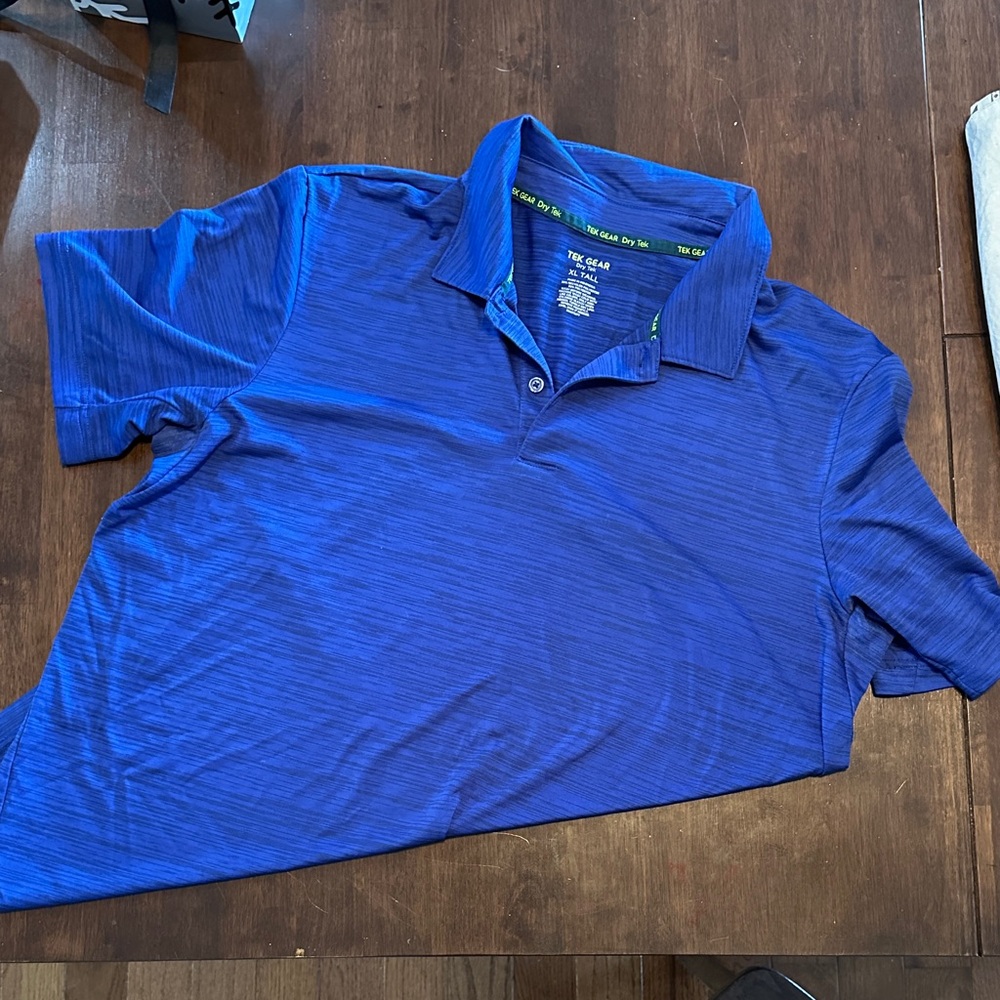 Tek Gear Vibrant Blue Men's Polo Shirt